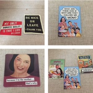 Magnet Set of 6 Iconic Parent SayIngs